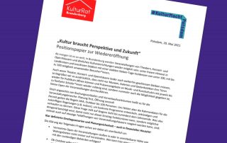 Positionspapier zur Wiedereröffnung